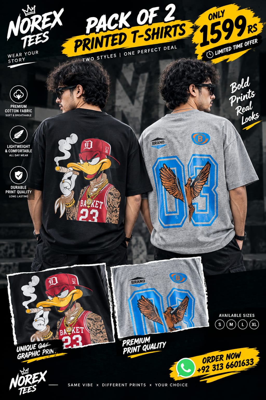 Exclusive Deal Pack Of 2 T-shirts Soft & Comfort Wear